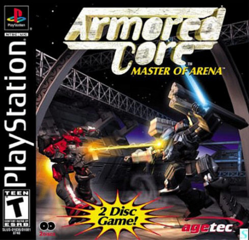 Armored Core - Master of Arena (USA) (Disc 2) Cover